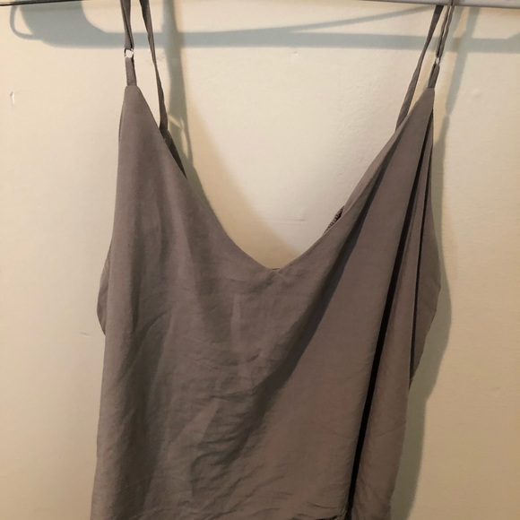 Tan button down tank top - Picture 2 of 2